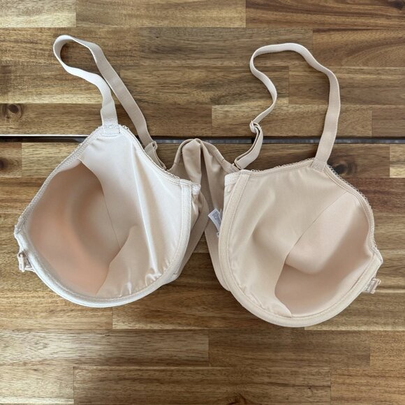 Wacoal Basic Beauty Front Close Plunge Bra Sand Size 40DDD Beige Style 853292 - Picture 9 of 10